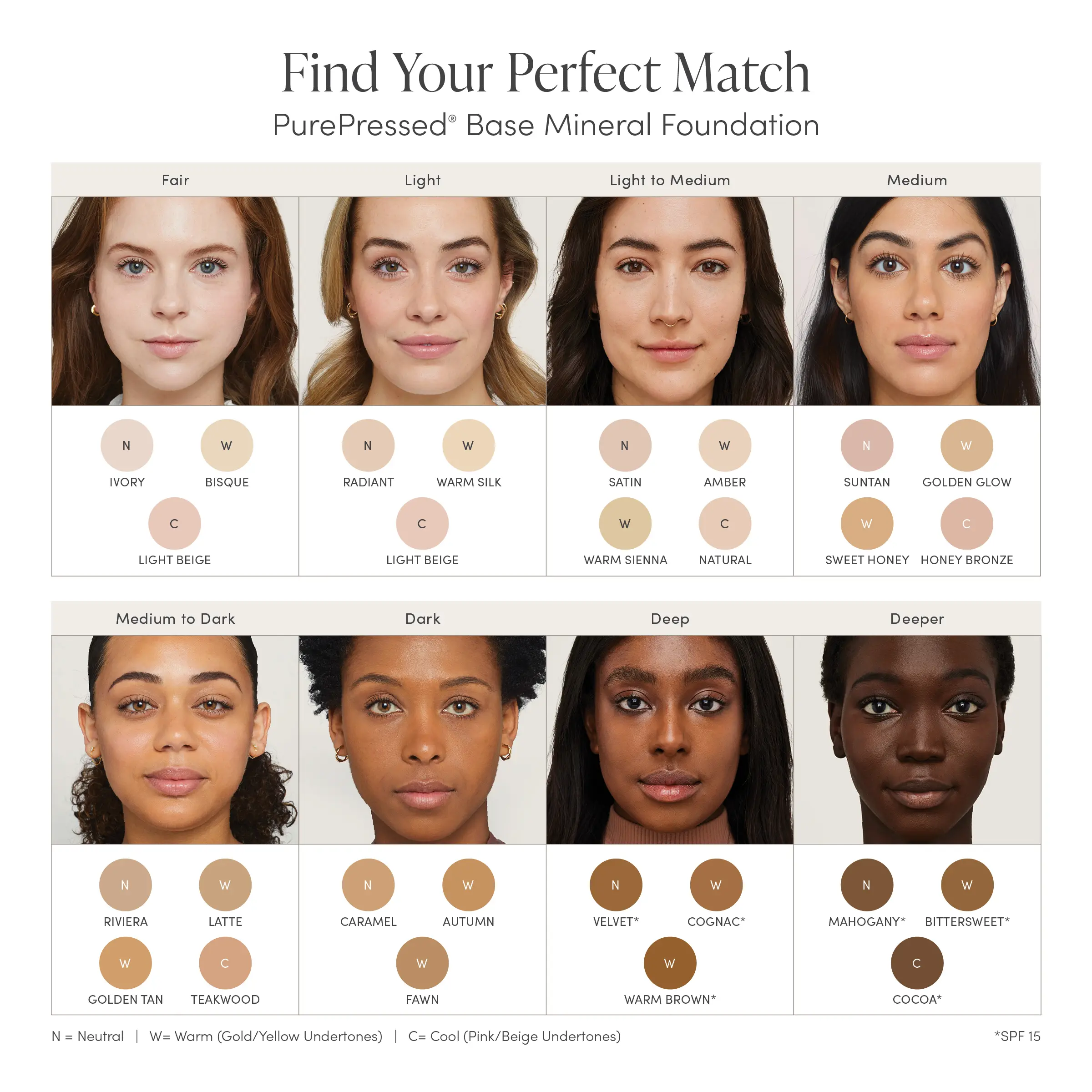 PurePressed® Base Mineral Foundation Refill (SPF 20 or 15) - Image 27